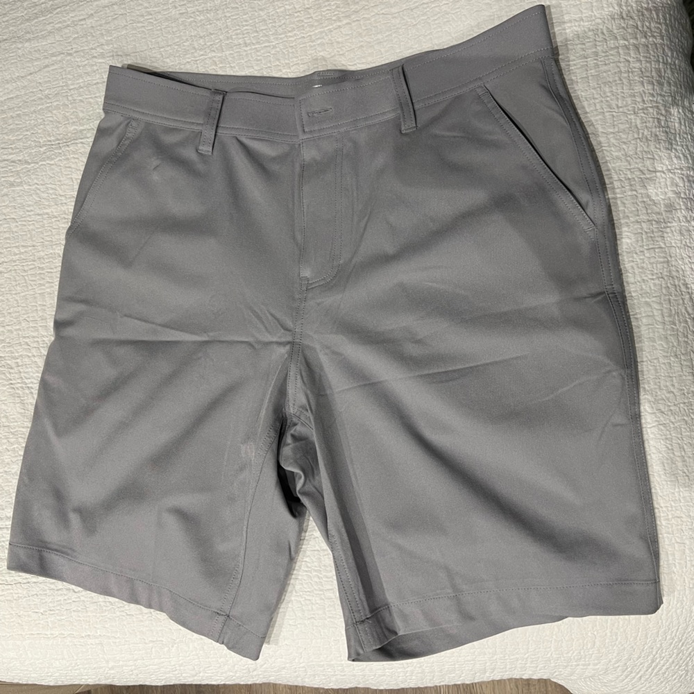Grey dry fit khaki shorts